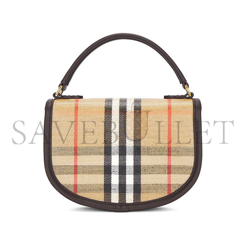 Bv*b*rry mini highlands bag in check canvas 81122401 (19*11*5cm)